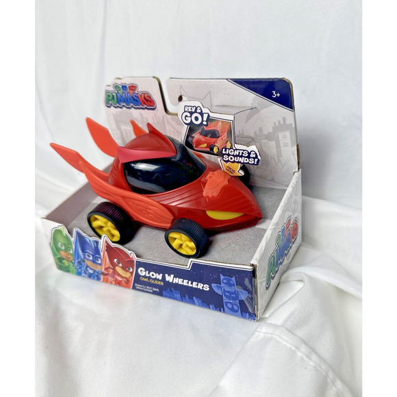 PJ Masks Glow Wheelers Owl Glider Toy Toddler‎ Light Up New NIB - Picture 3 of 11